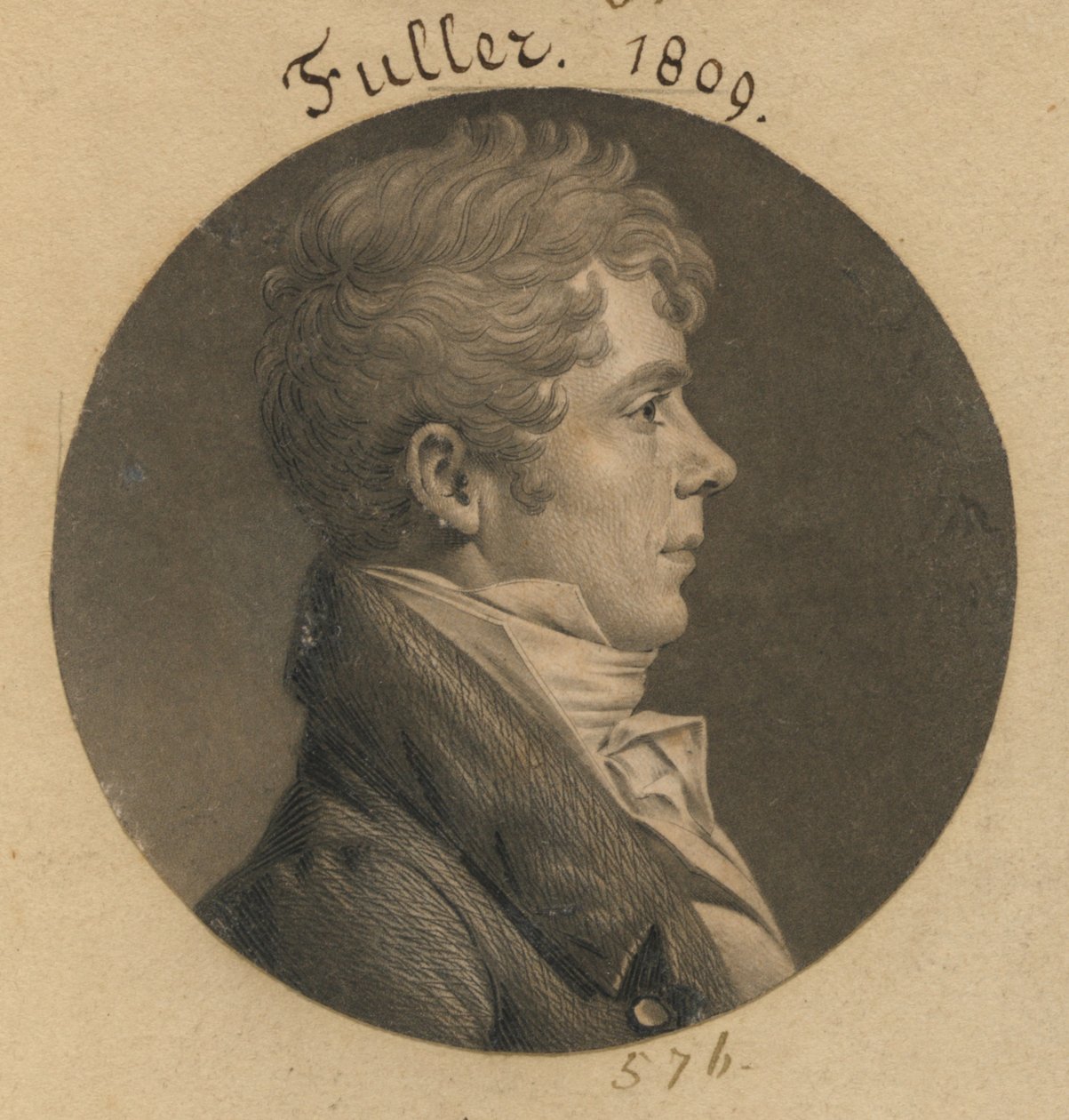 John Coles III af Charles Balthazar Julien Févret de Saint-Mémin