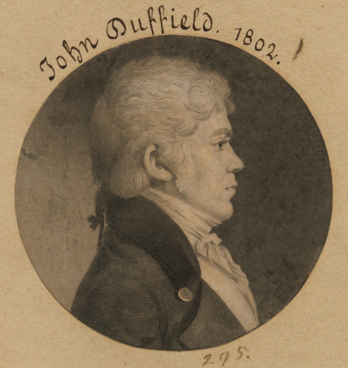 John Duffield af Charles Balthazar Julien Févret de Saint-Mémin