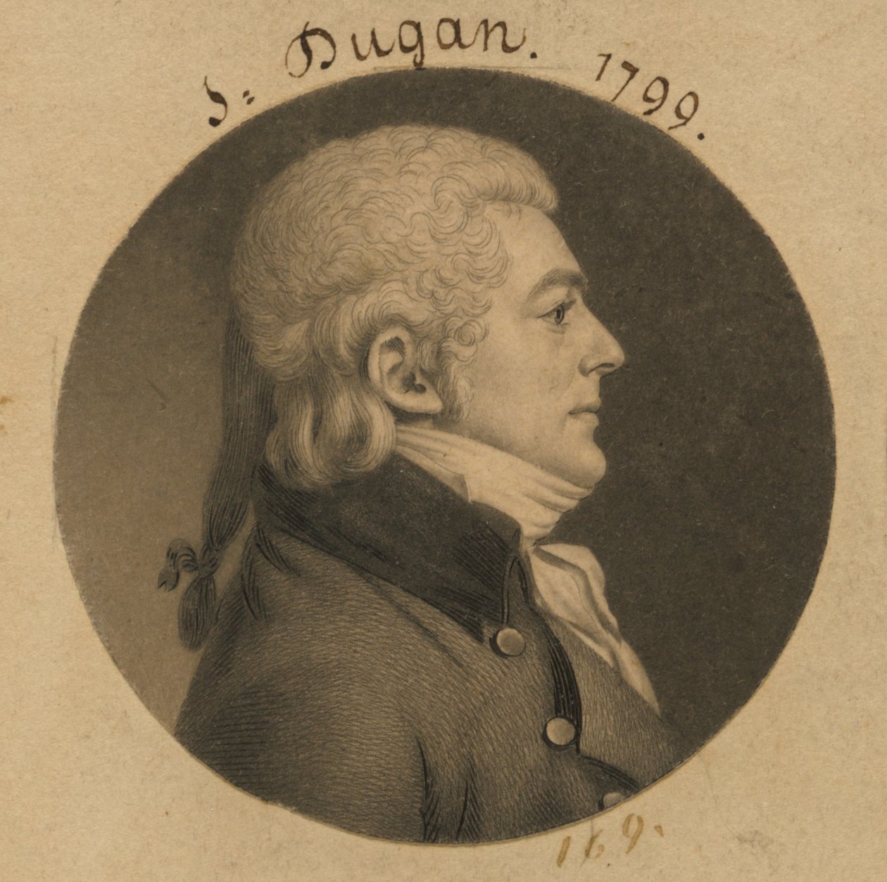 John Dugan af Charles Balthazar Julien Févret de Saint-Mémin