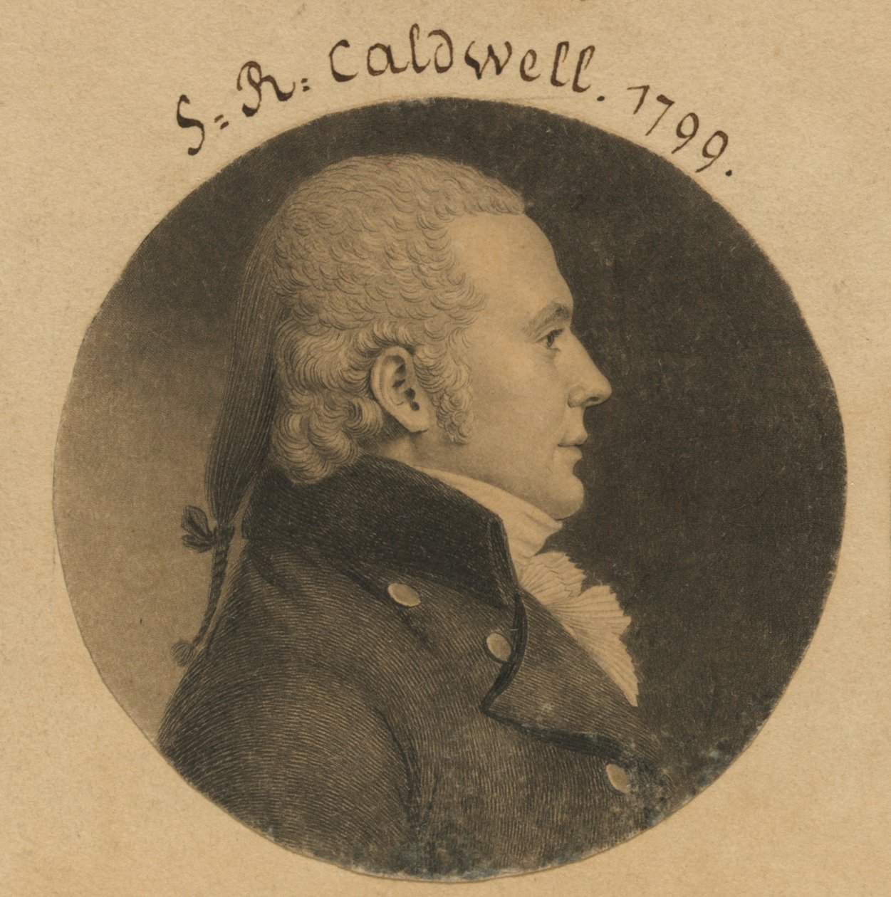 John Edwards Caldwell af Charles Balthazar Julien Févret de Saint-Mémin