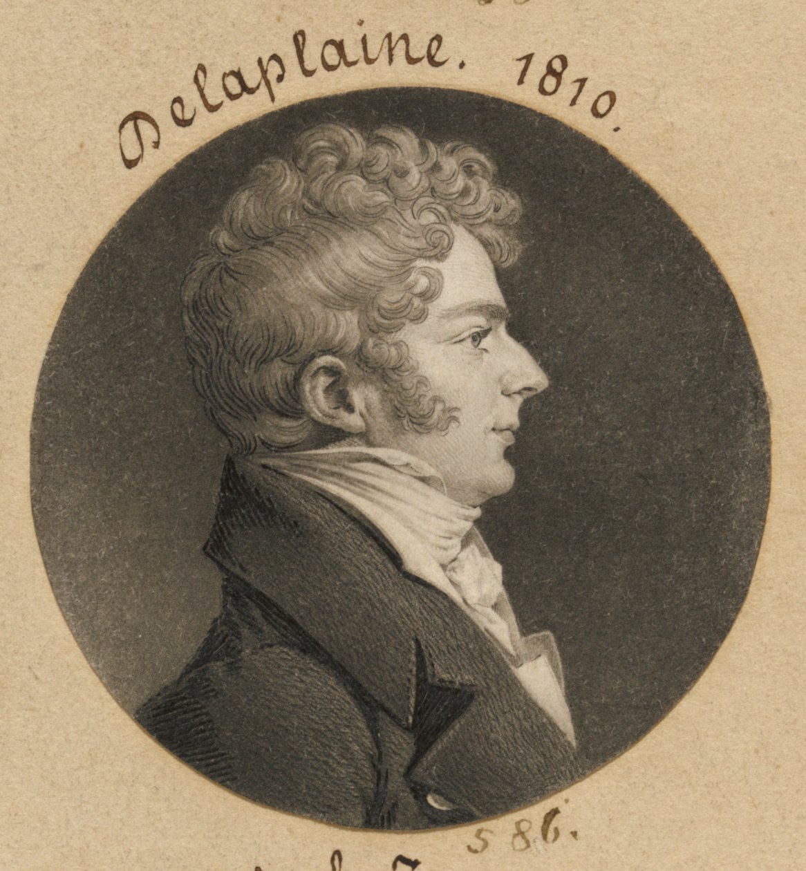 John F. Delaplaine af Charles Balthazar Julien Févret de Saint-Mémin