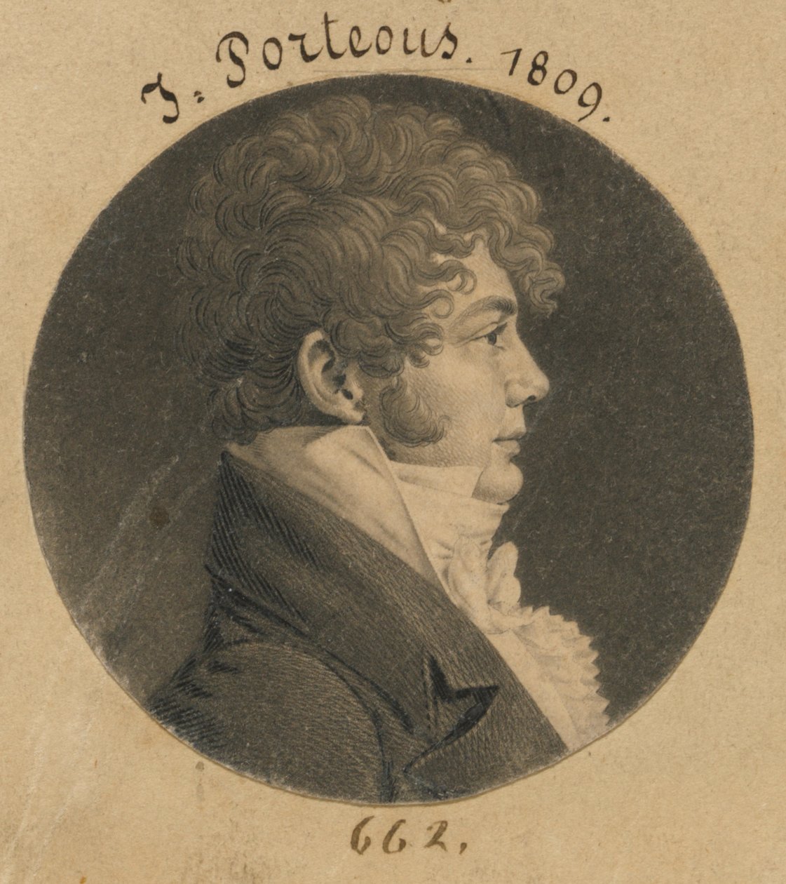 John Porteous af Charles Balthazar Julien Févret de Saint-Mémin