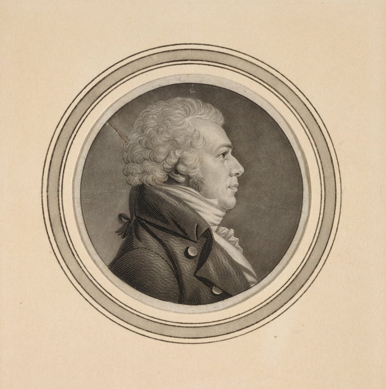 John Samuel Sherburne af Charles Balthazar Julien Févret de Saint-Mémin