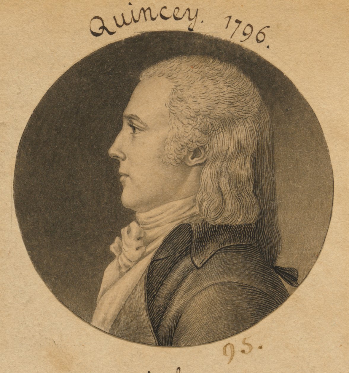 Josiah Quincy af Charles Balthazar Julien Févret de Saint-Mémin