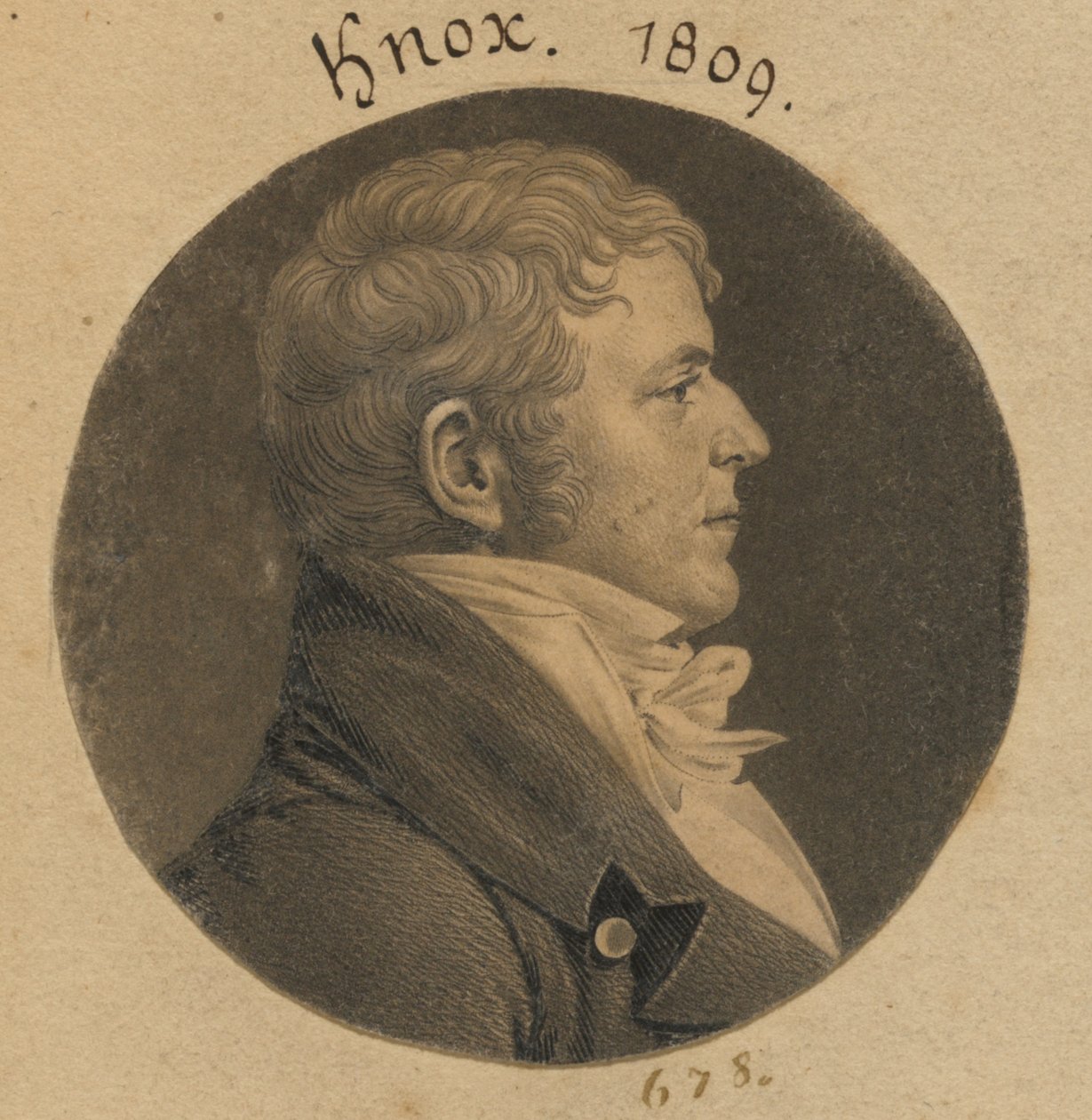 Knox af Charles Balthazar Julien Févret de Saint-Mémin