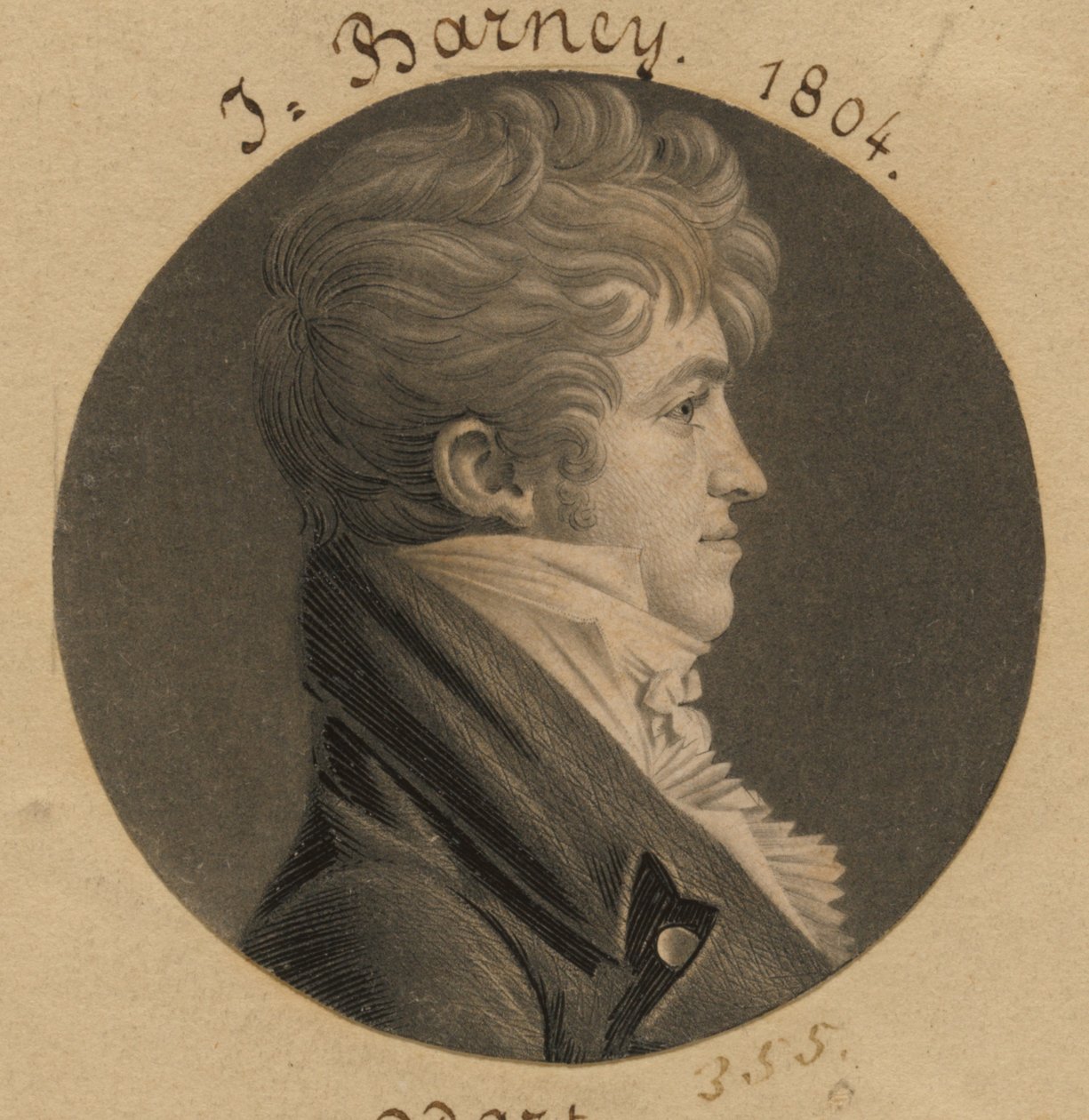 Louis Barney af Charles Balthazar Julien Févret de Saint-Mémin