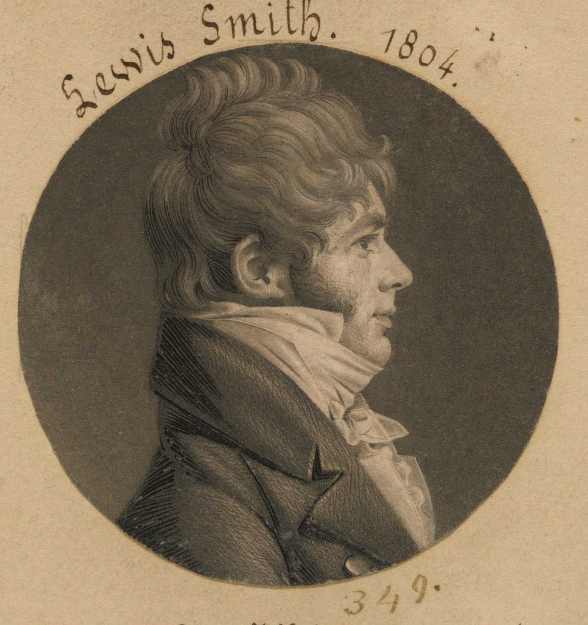Louis Buchanan Smith af Charles Balthazar Julien Févret de Saint-Mémin