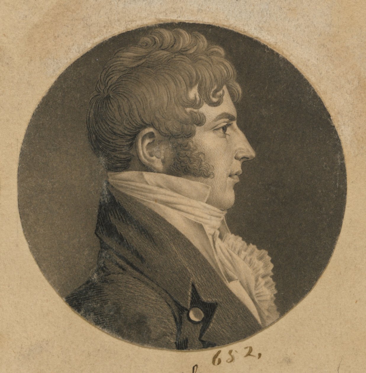 Nathaniel Heyward, Jr. af Charles Balthazar Julien Févret de Saint-Mémin