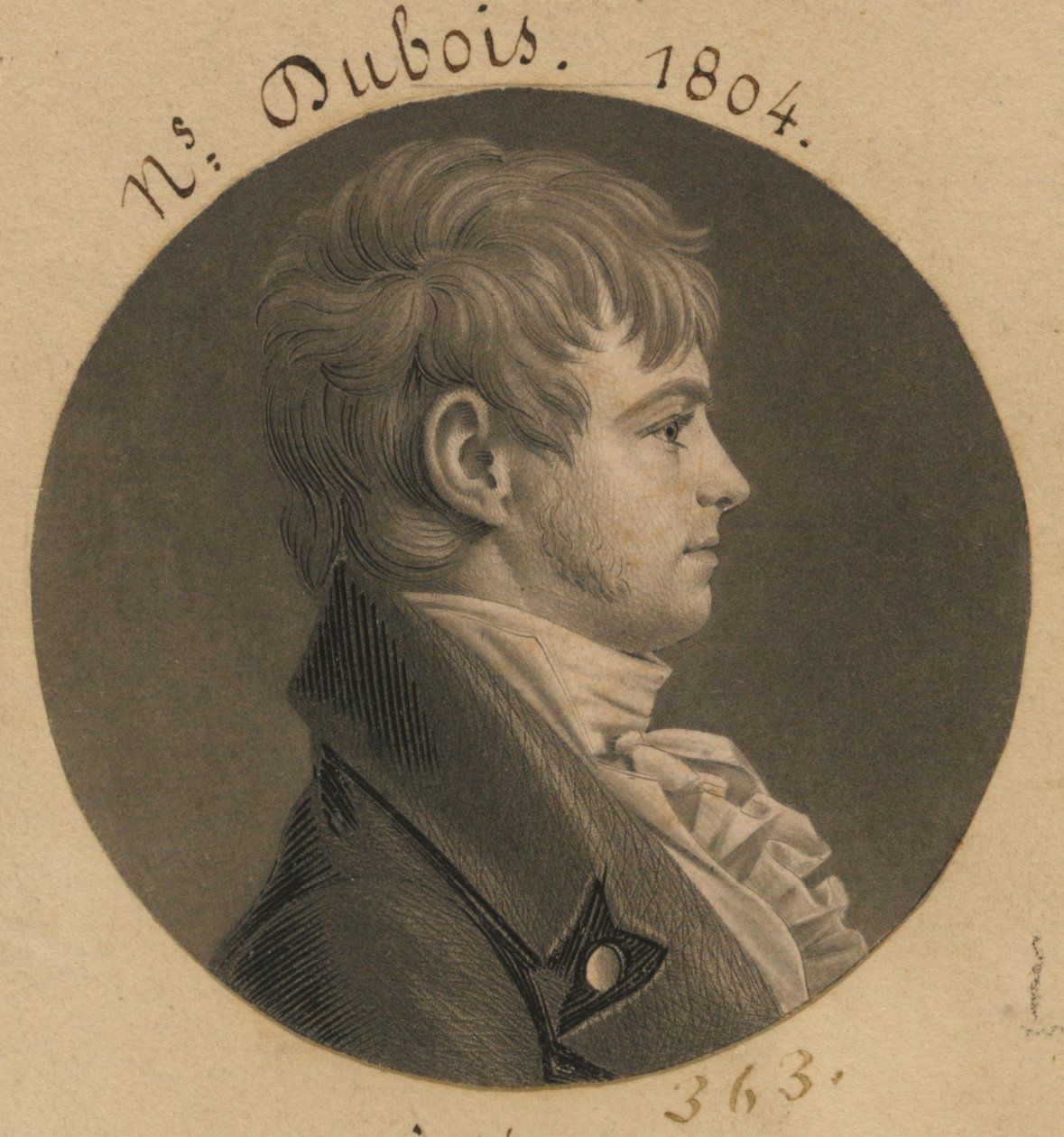 Nicholas DuBois af Charles Balthazar Julien Févret de Saint-Mémin
