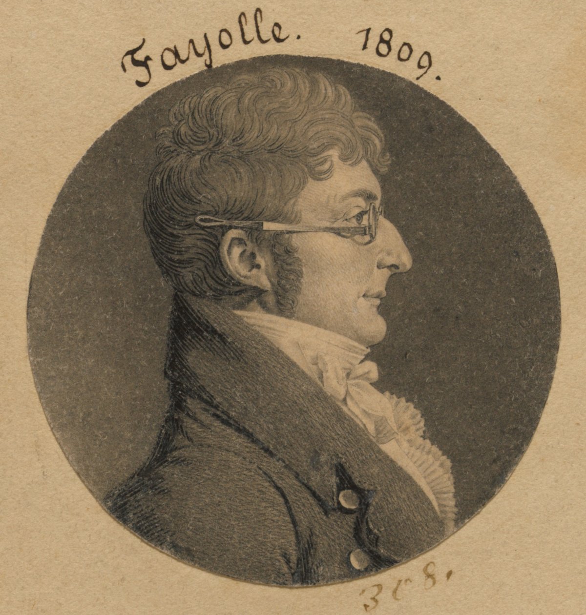 Peter Fayolle af Charles Balthazar Julien Févret de Saint-Mémin