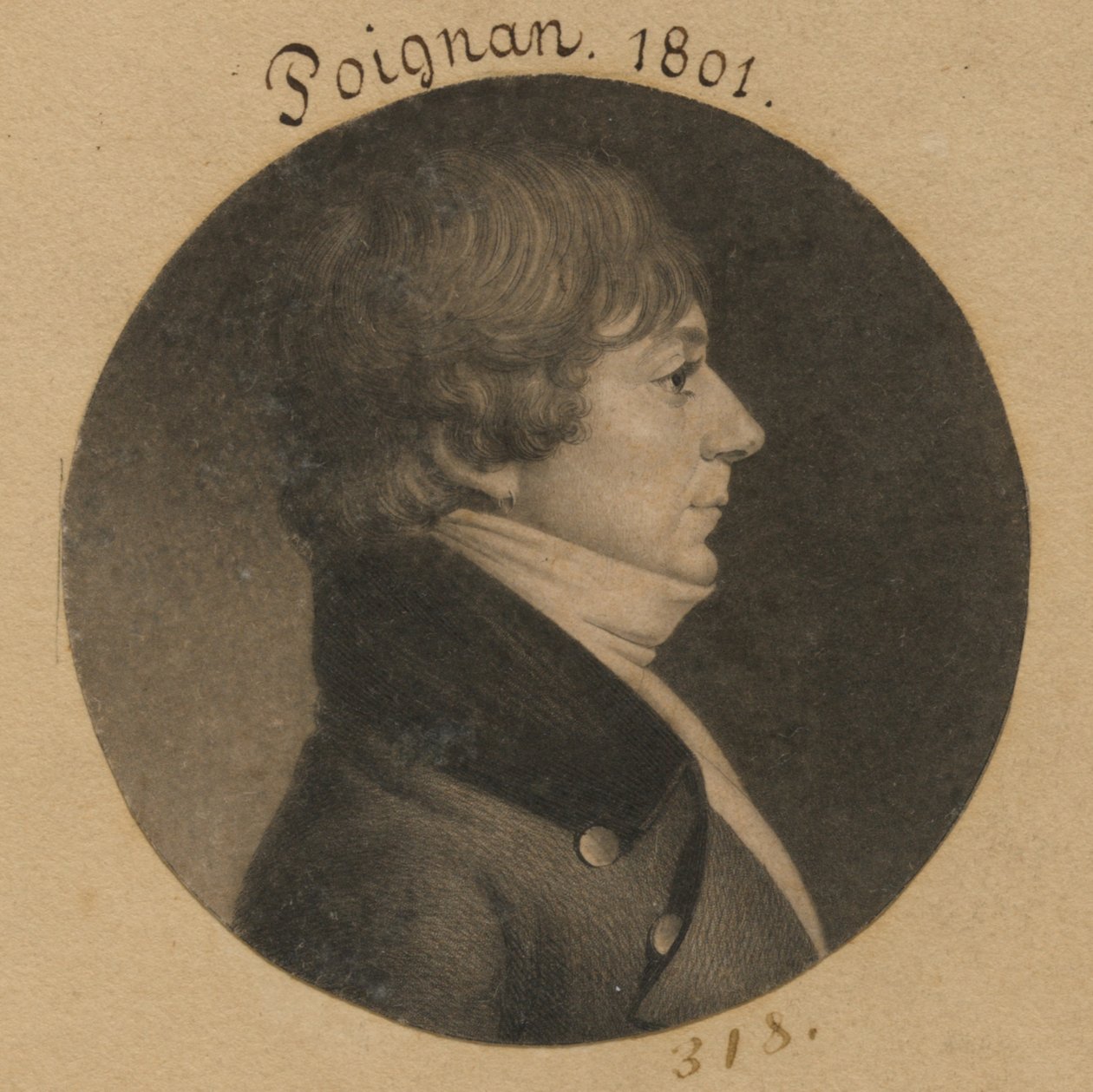 Poignan af Charles Balthazar Julien Févret de Saint-Mémin
