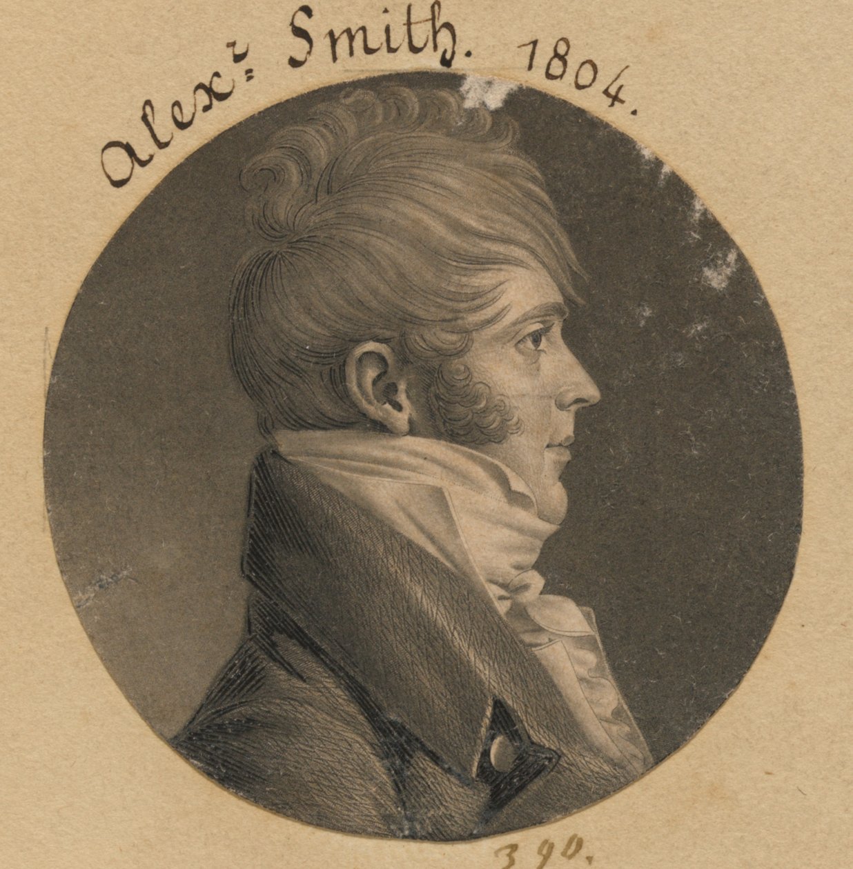 Muligvis Alexander Smith af Charles Balthazar Julien Févret de Saint-Mémin