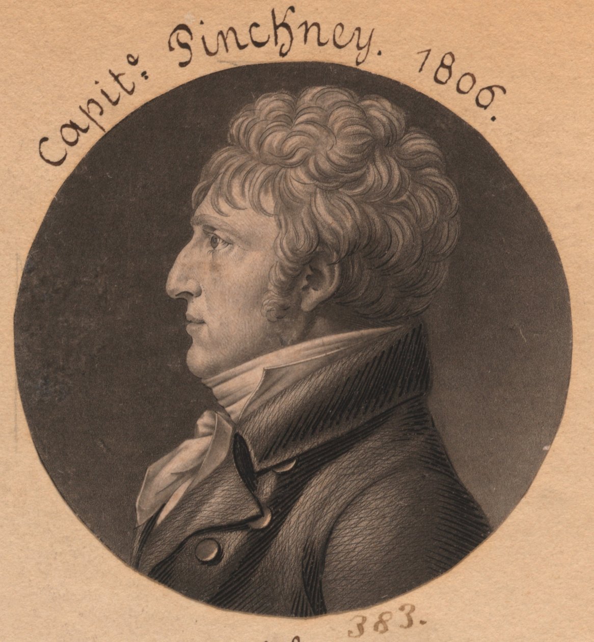Möglicherweise Charles Pinckney oder Dr. George Wilson af Charles Balthazar Julien Févret de Saint-Mémin