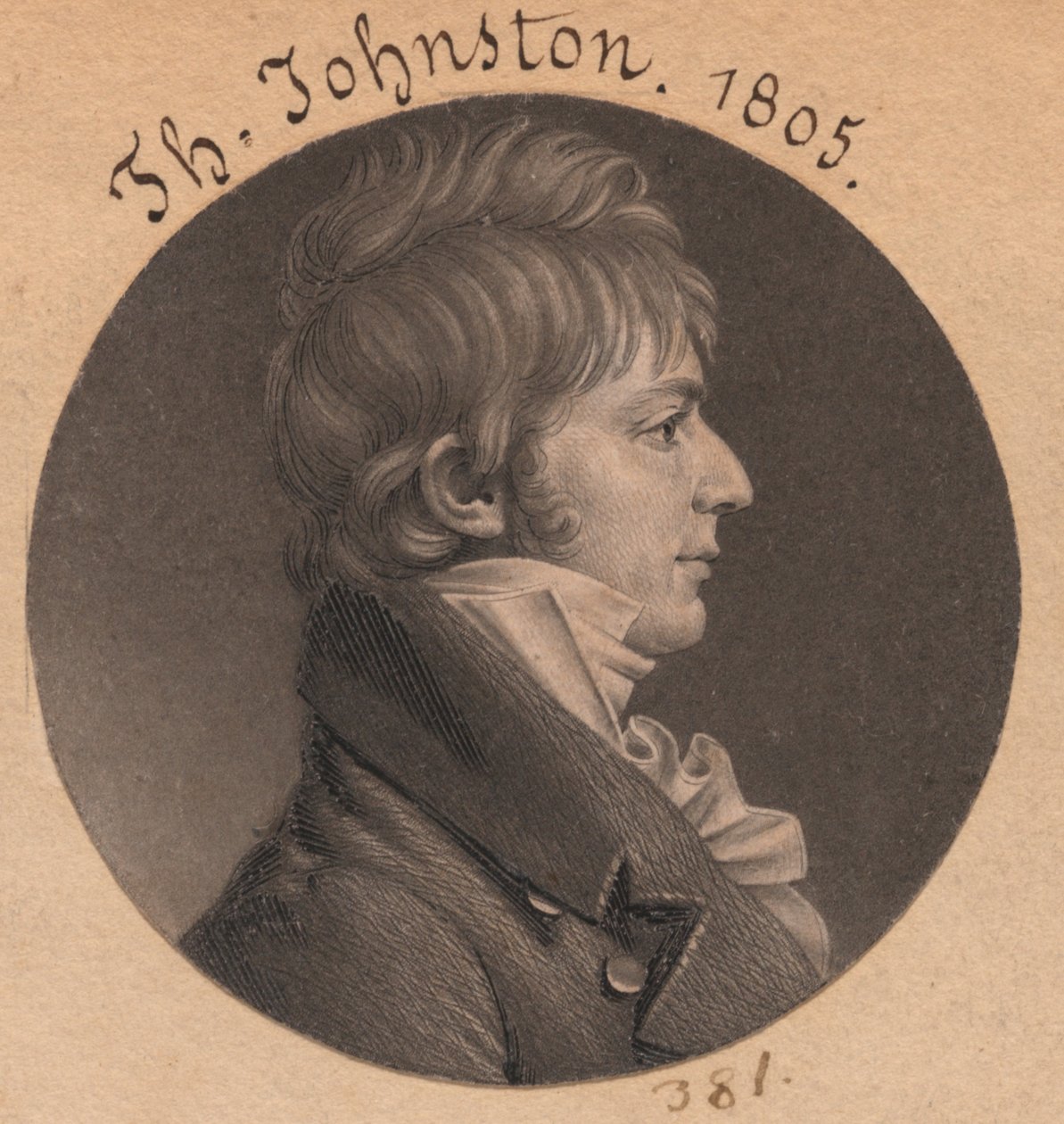 Muligvis George Way af Charles Balthazar Julien Févret de Saint-Mémin