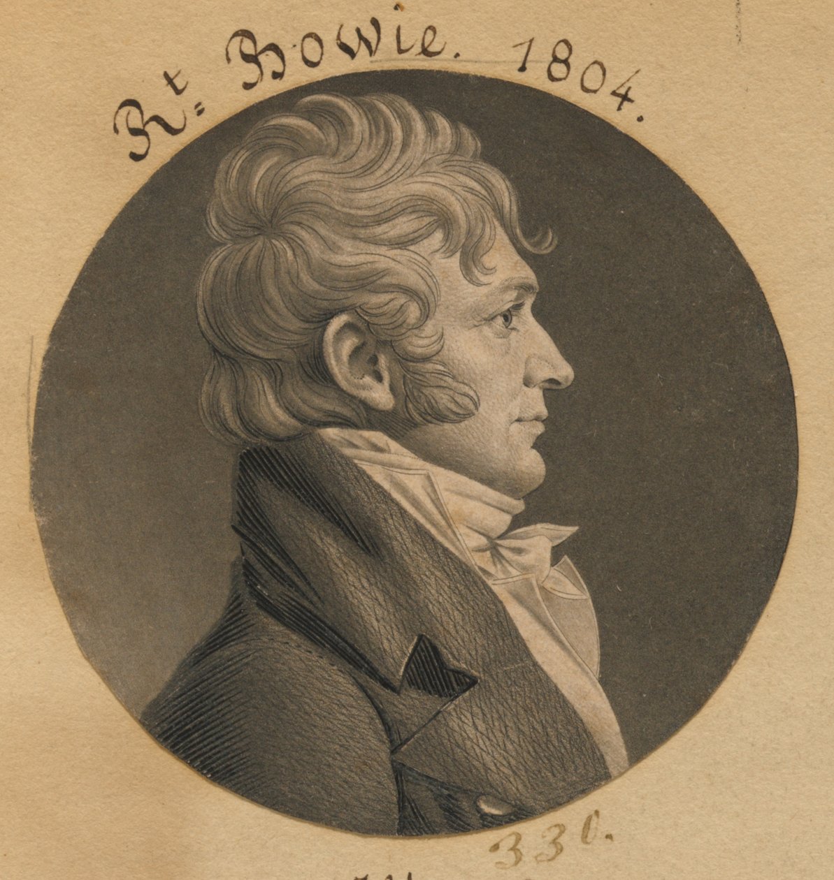 Robert Bowie af Charles Balthazar Julien Févret de Saint-Mémin