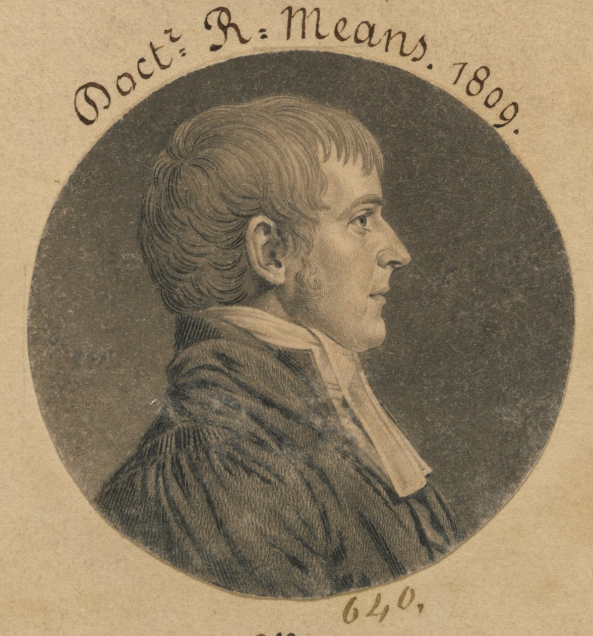 Robert Means af Charles Balthazar Julien Févret de Saint-Mémin