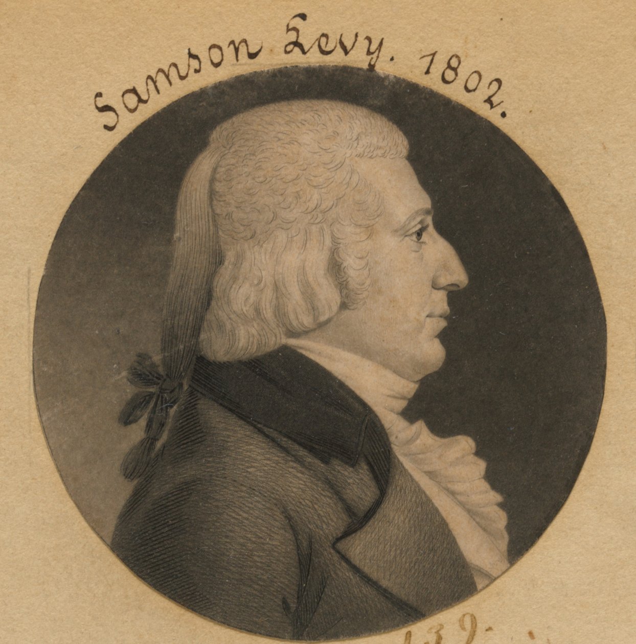 Samson Levy, Jr. af Charles Balthazar Julien Févret de Saint-Mémin