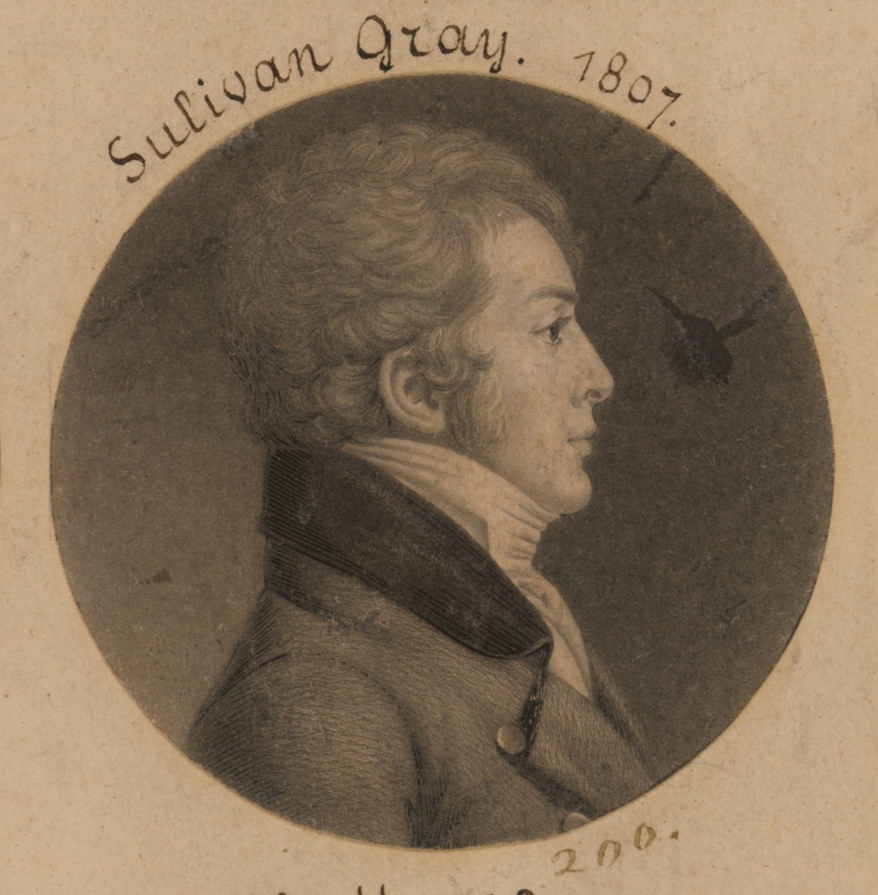 Sulivan Gray af Charles Balthazar Julien Févret de Saint-Mémin