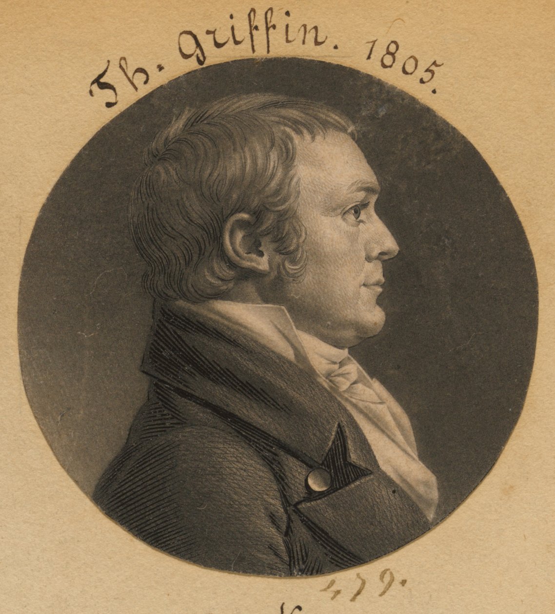 Thomas Griffin af Charles Balthazar Julien Févret de Saint-Mémin
