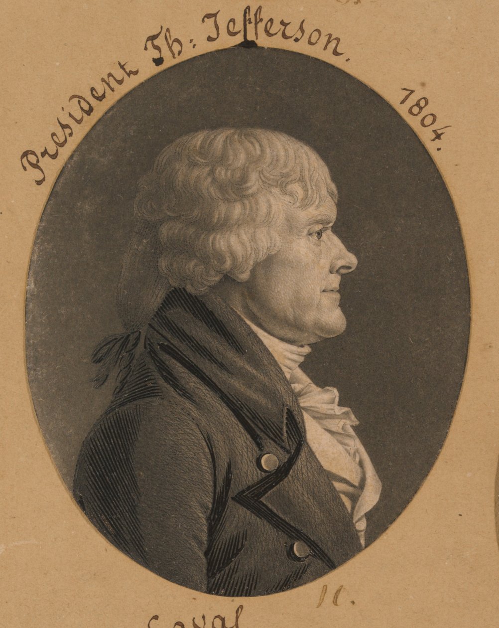 Thomas Jefferson af Charles Balthazar Julien Févret de Saint-Mémin