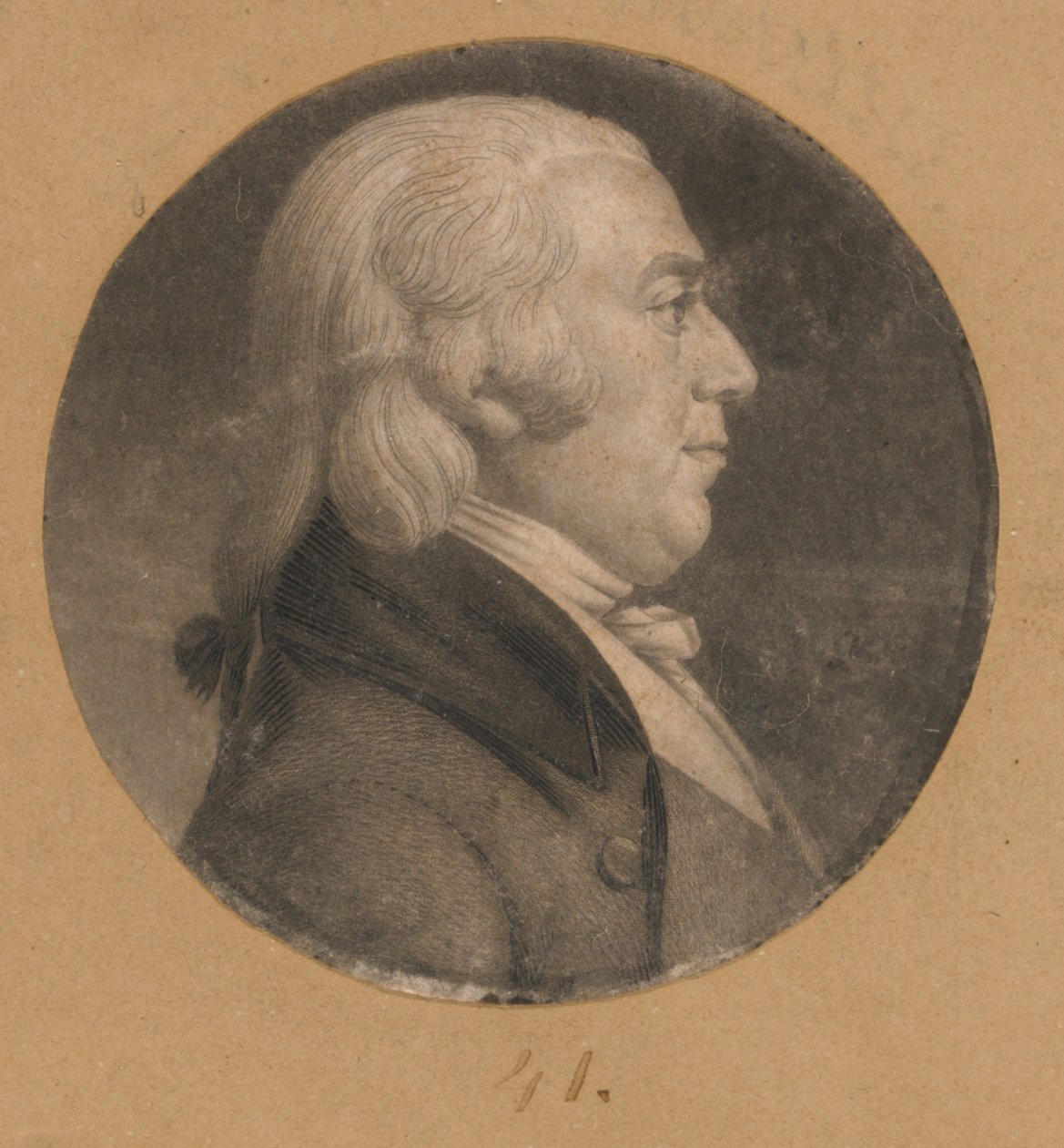 Unbekannter Mann af Charles Balthazar Julien Févret de Saint-Mémin
