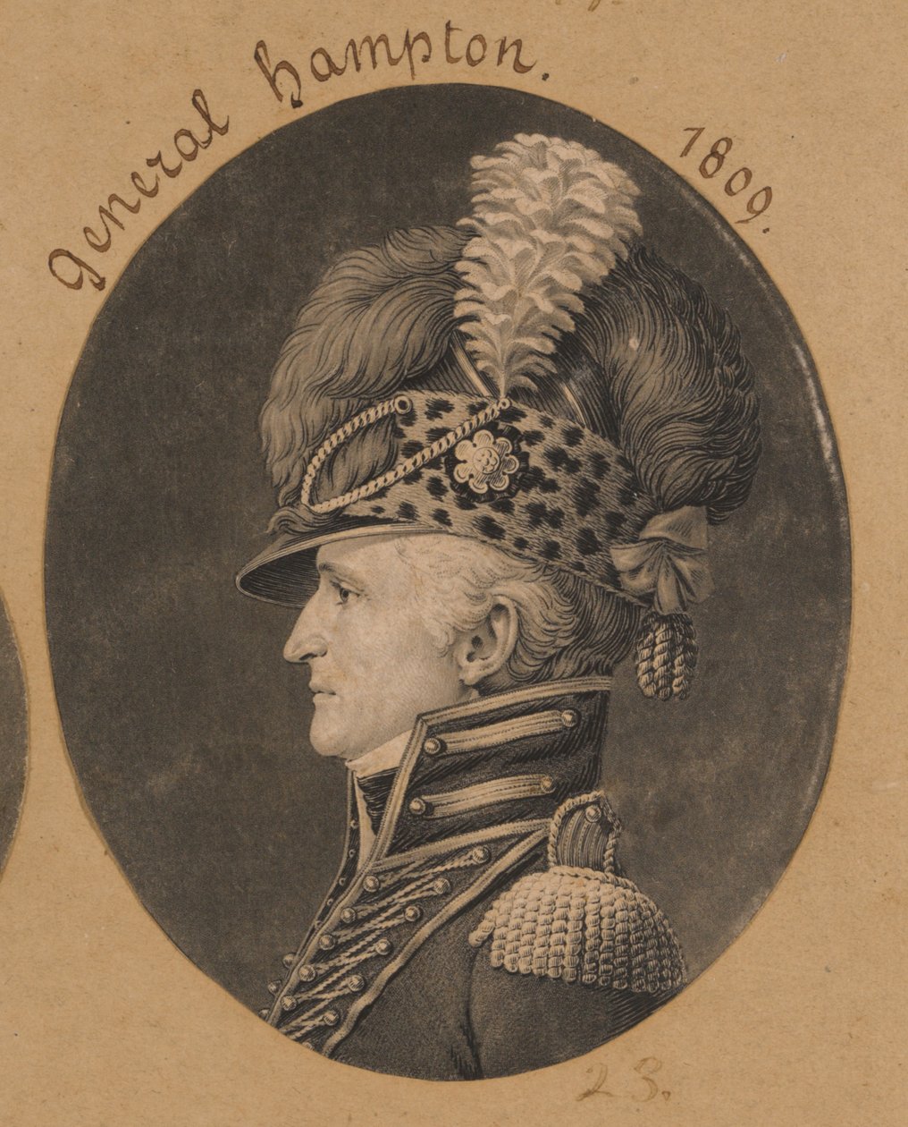 Wade Hampton af Charles Balthazar Julien Févret de Saint-Mémin