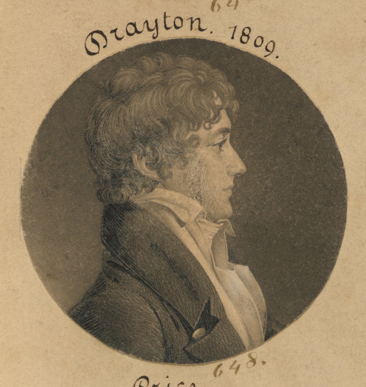 William Drayton af Charles Balthazar Julien Févret de Saint-Mémin