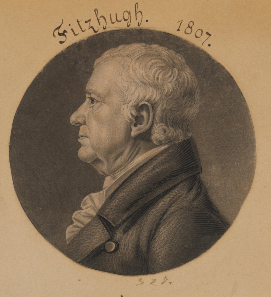 William Fitzhugh af Charles Balthazar Julien Févret de Saint-Mémin