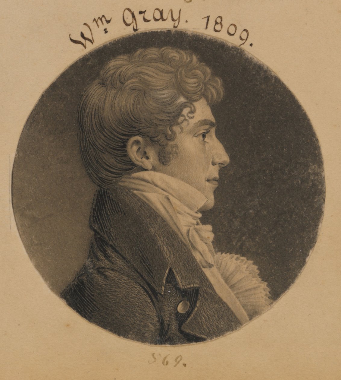 William Gray af Charles Balthazar Julien Févret de Saint-Mémin