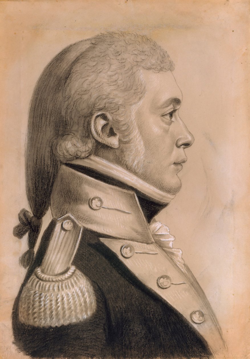 Farver Sharp Wynkoop, 1800. af Charles Balthazar Julien Févret de Saint Mémin
