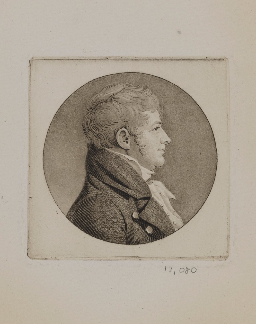 Dommer Joseph Hopper Nicholson af Charles Balthazar Julien Févret de Saint Mémin