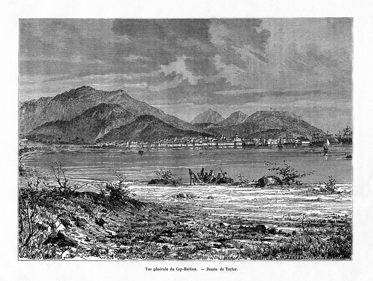 Cap Haitien, Haiti, 1800-tallet af Charles Barbant