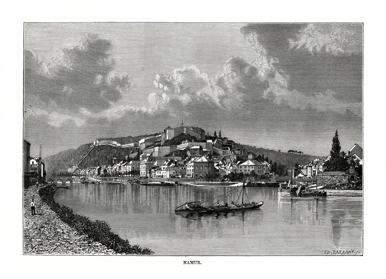 Namur, Belgien, 1879 af Charles Barbant