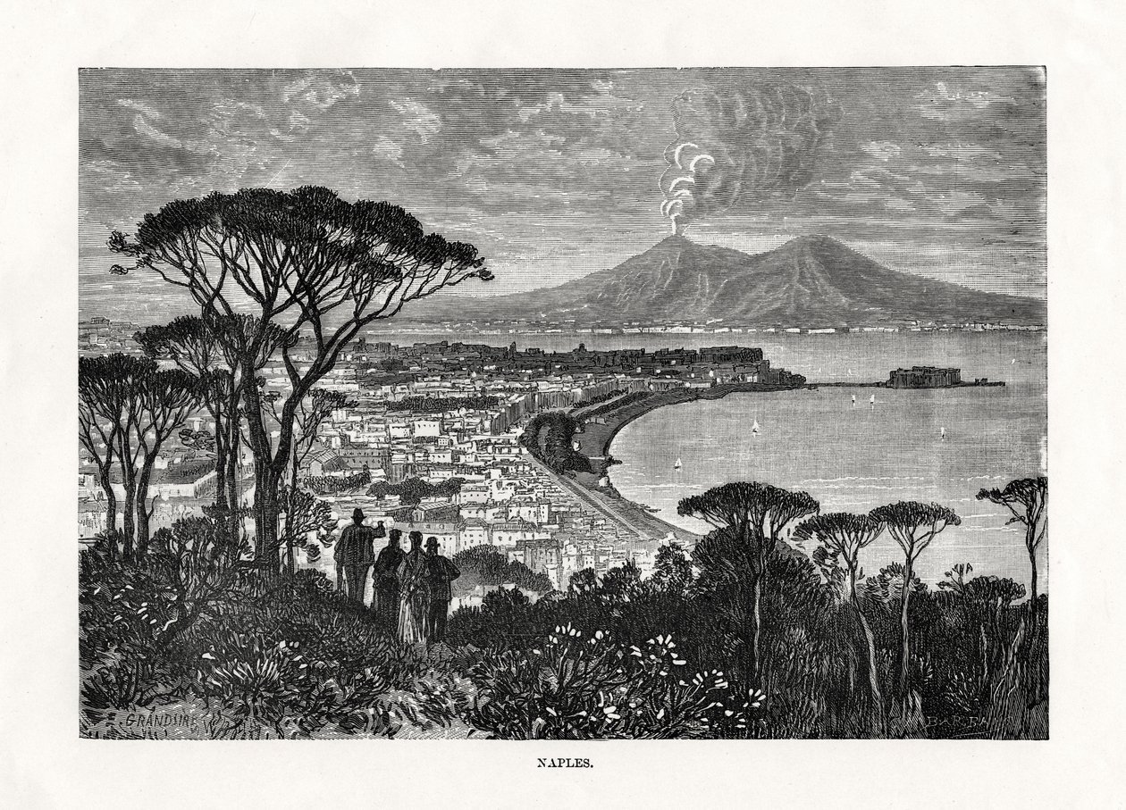 Napoli, Italien, 1879 af Charles Barbant