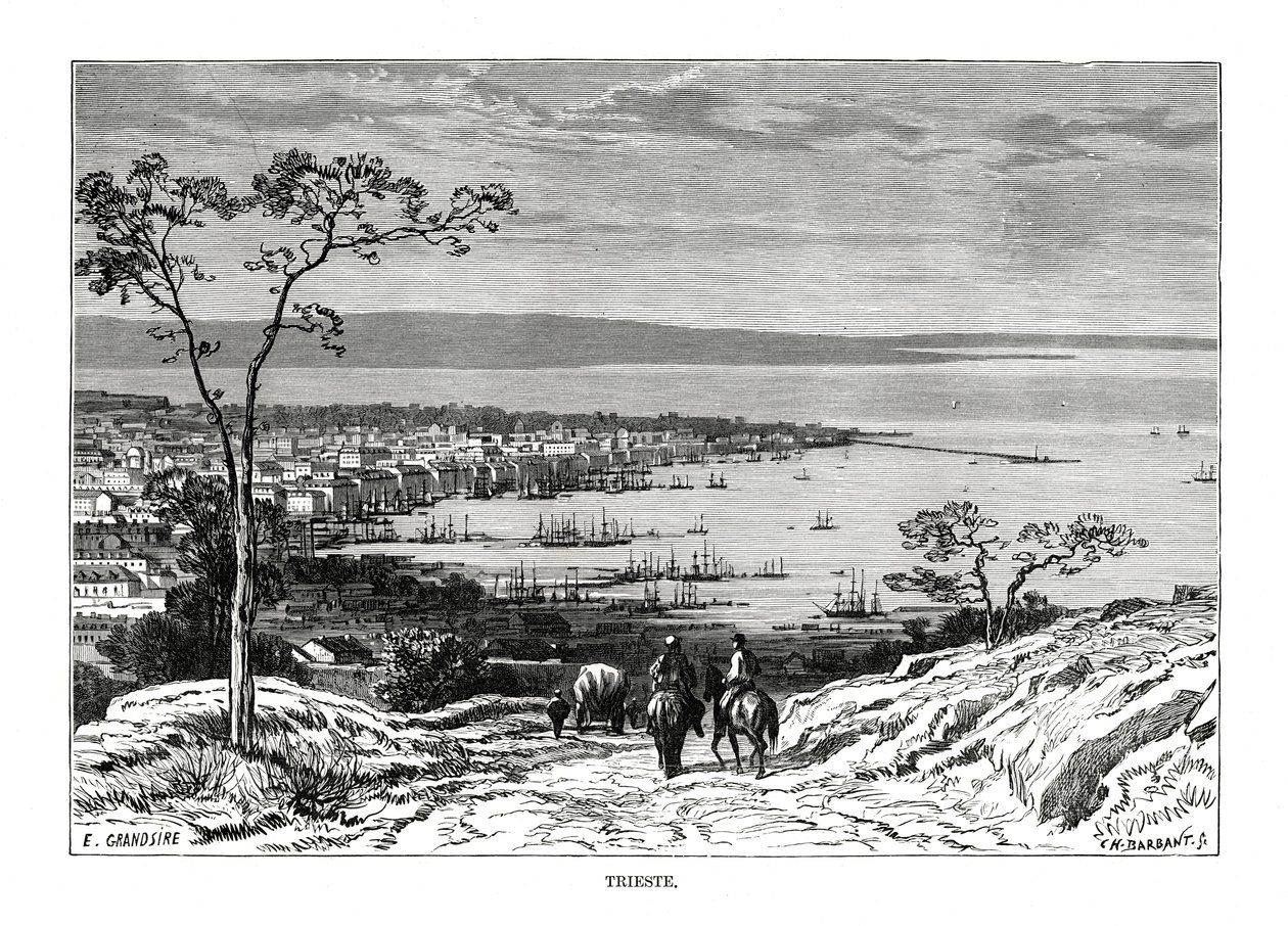 Trieste, Italien, 1879 af Charles Barbant