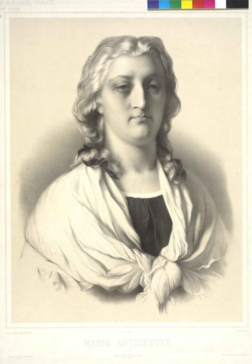 Ærkehertuginde af Østrig Marie Antoinette af Charles Bargue