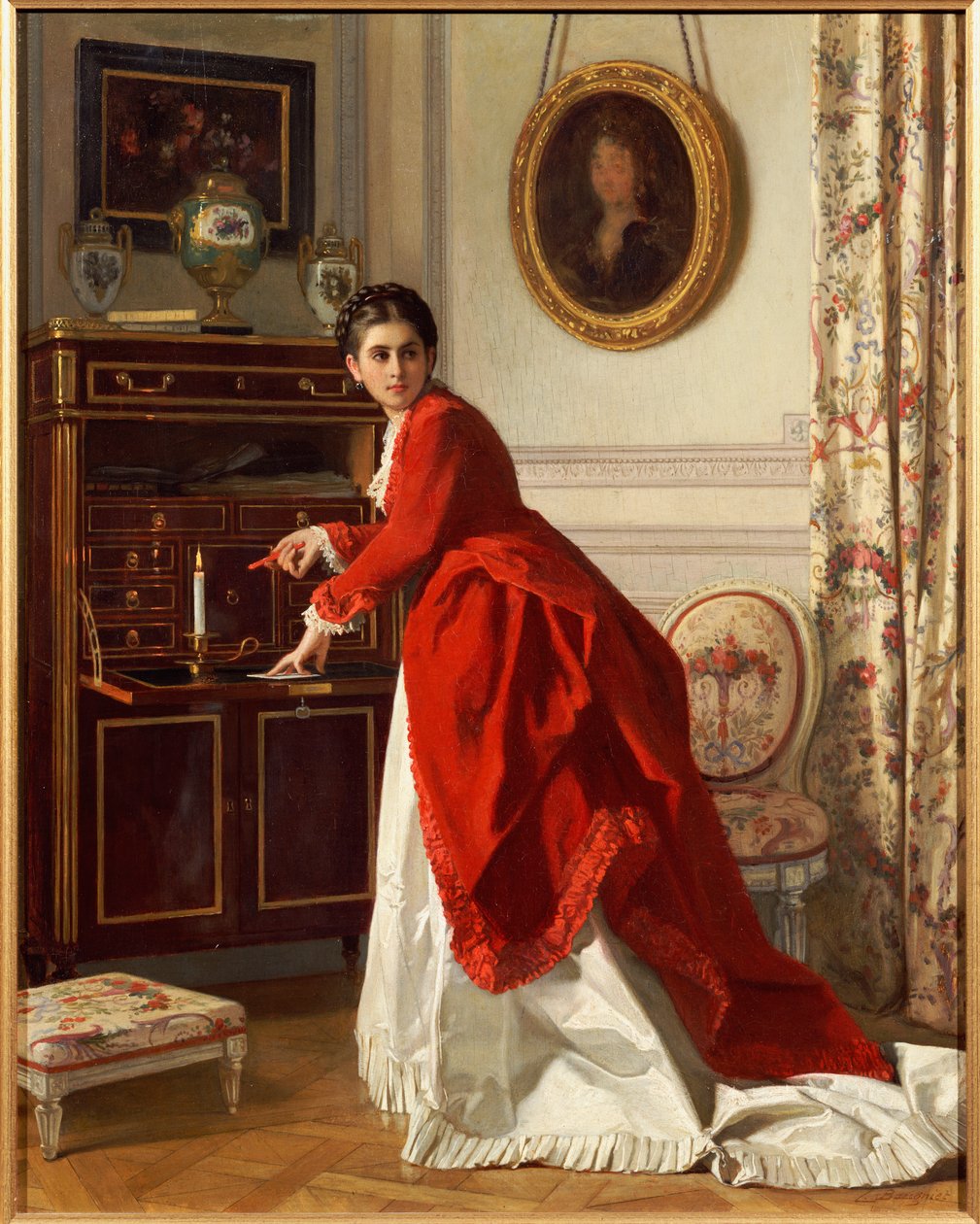 Brevet af Charles Baugniet