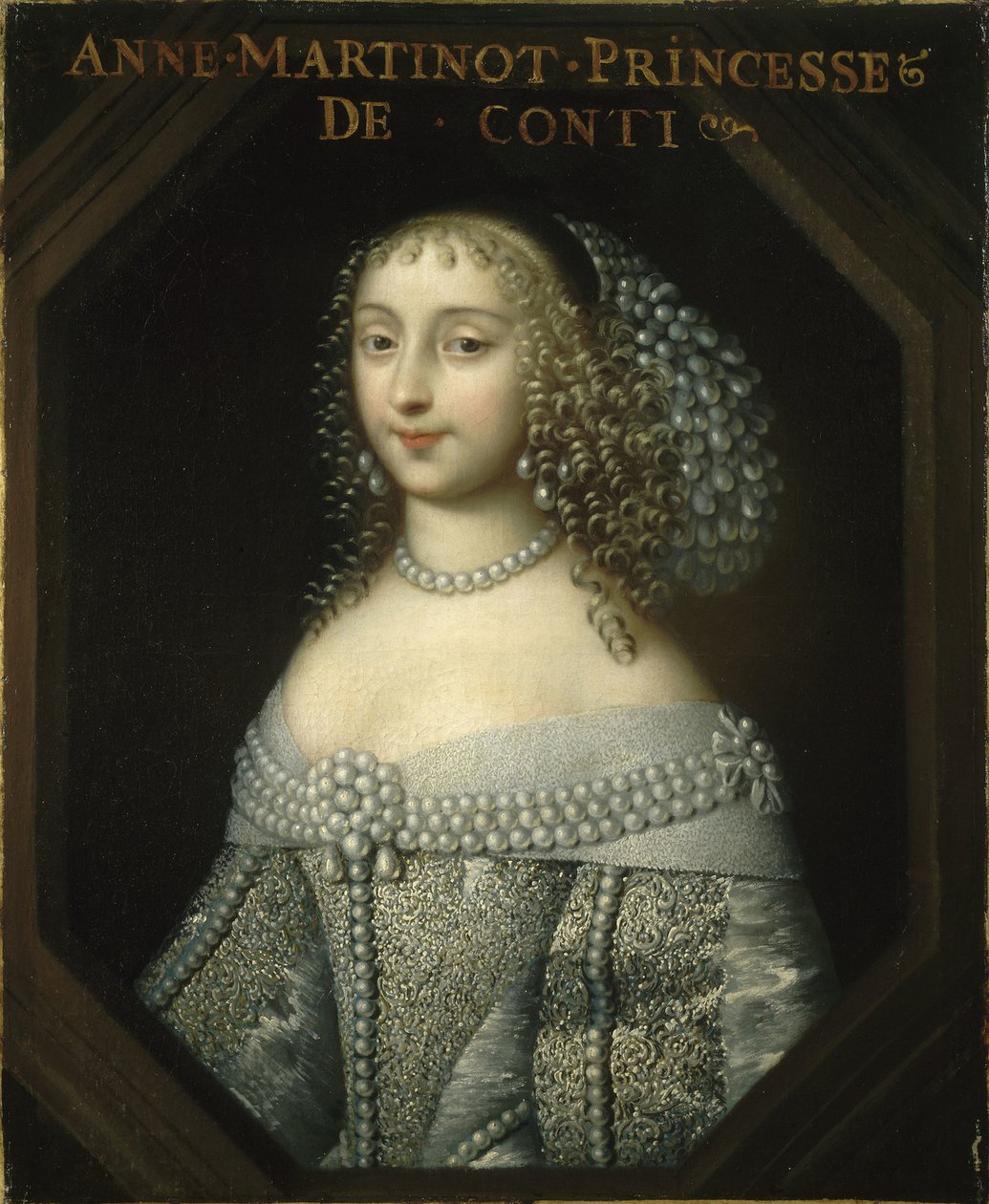 Anne Marie Martinozzi 1637-1672, prinsesse af Conti, ca 1665. af Charles Beaubrun