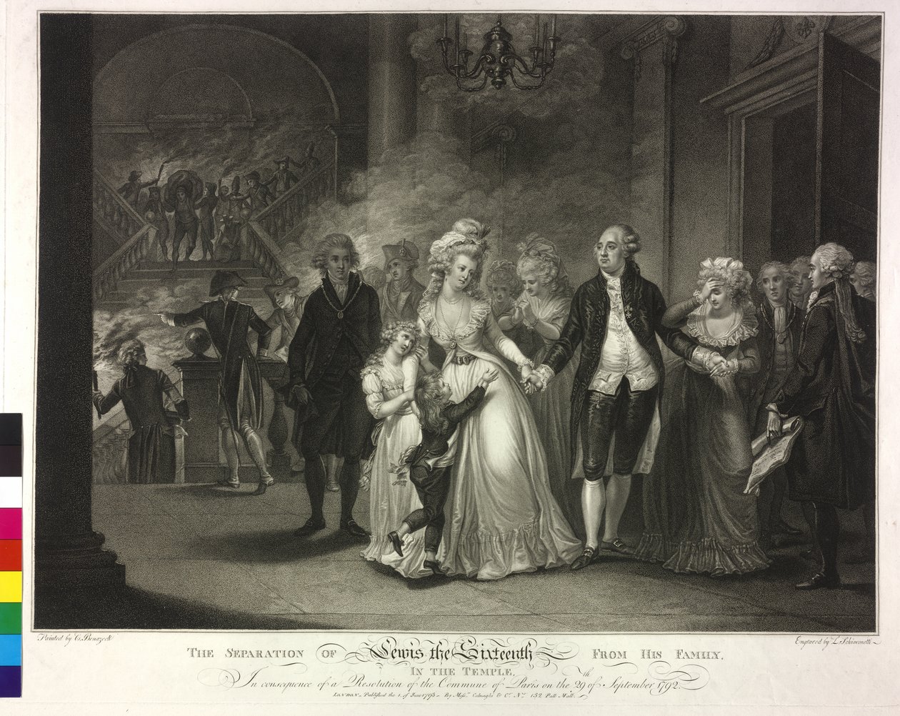 Nedlæggelsen af Lewis XVI af Charles Benazech