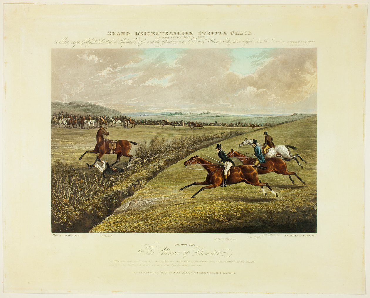 Katastrofens klimaks, fra Grand Leicestershire Steeplechase af Charles Bentley