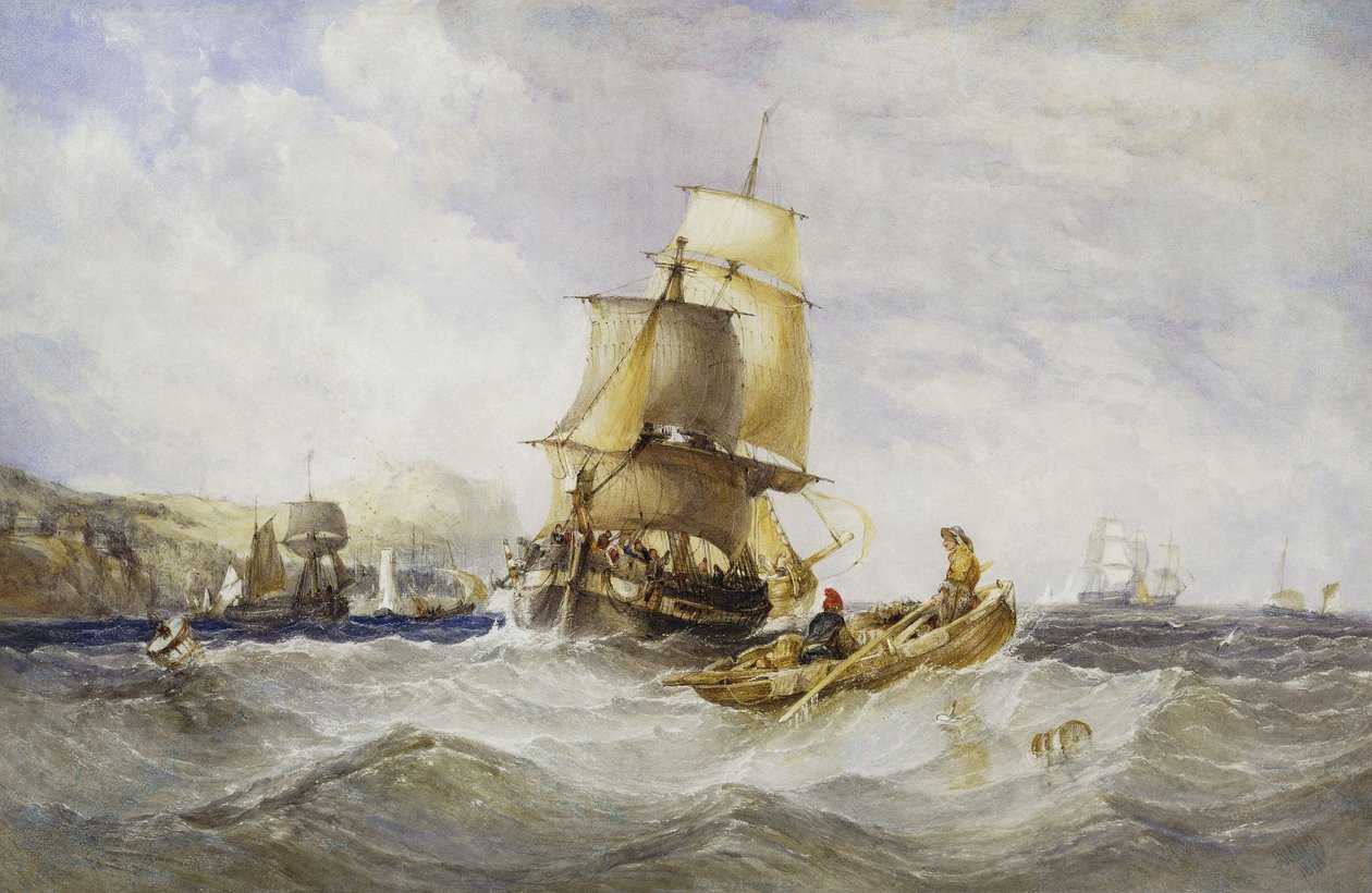 Forsendelse fra Scarborough, 1848 af Charles Bentley