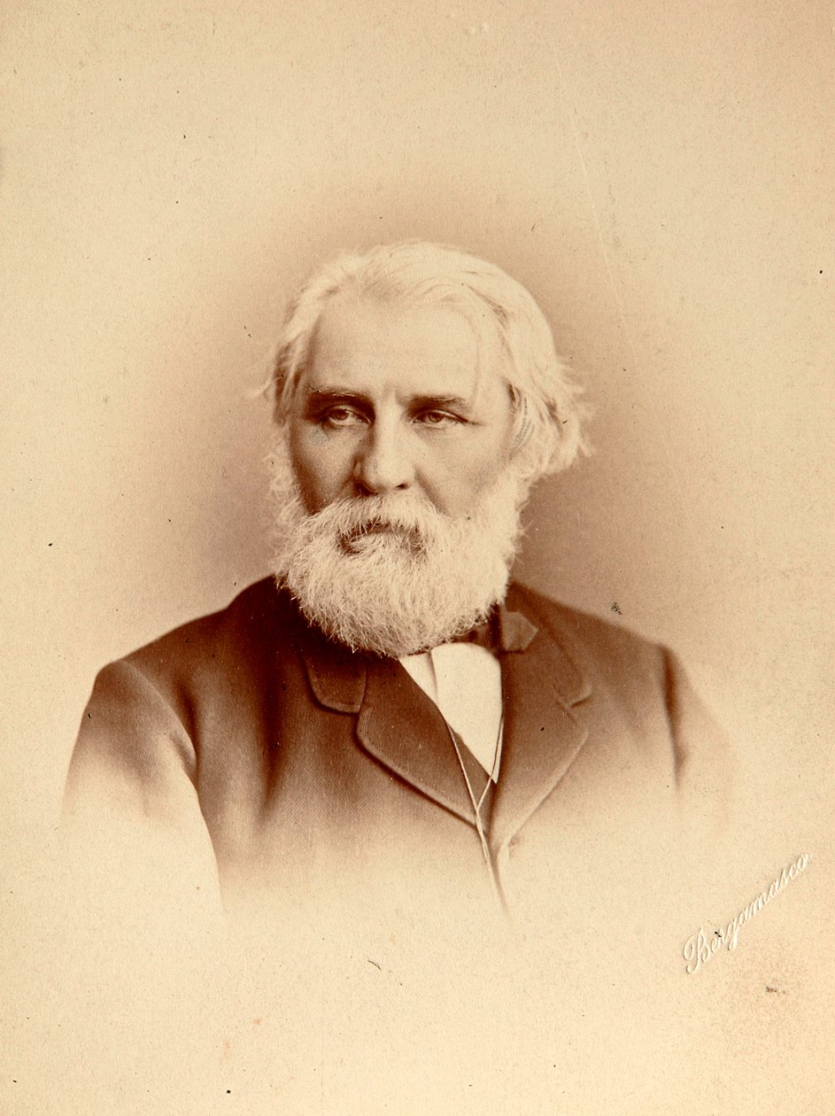 Ivan Turgenev, russisk forfatter, slutningen af det 19. århundrede af Charles Bergamasco