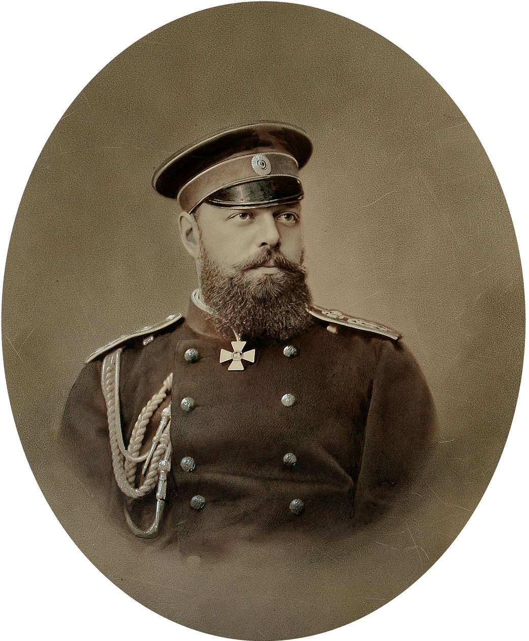 Portræt af zar Alexander III af Rusland, begyndelsen af 1890