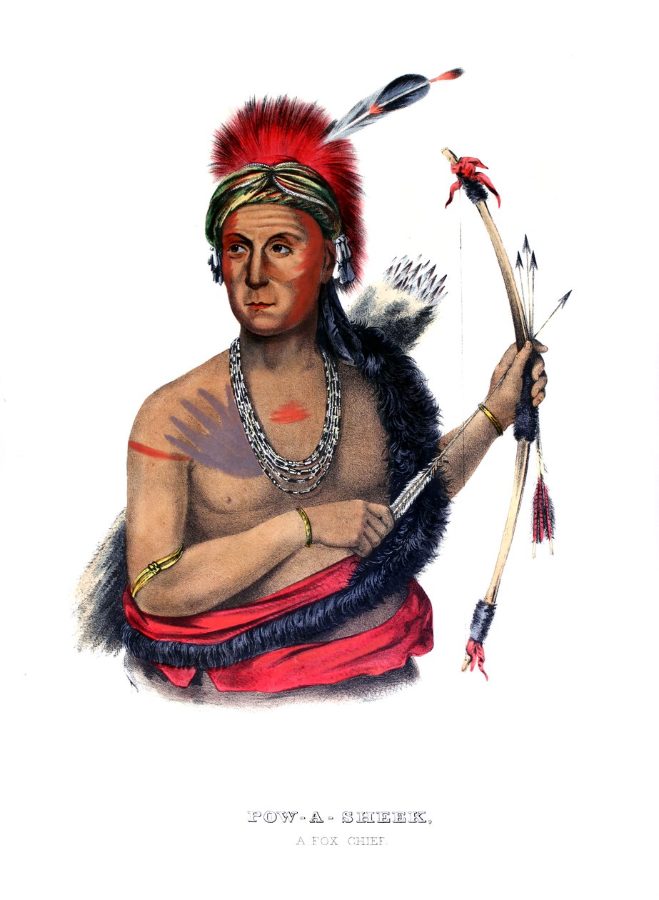 Powasheek af Charles Bird (after) King