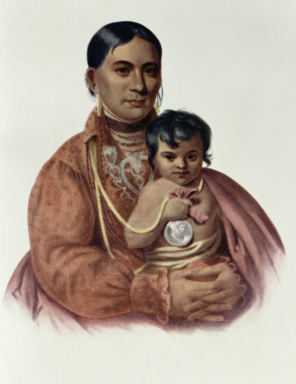 Do-Hon-Go, en Osage Woman, illustration fra 