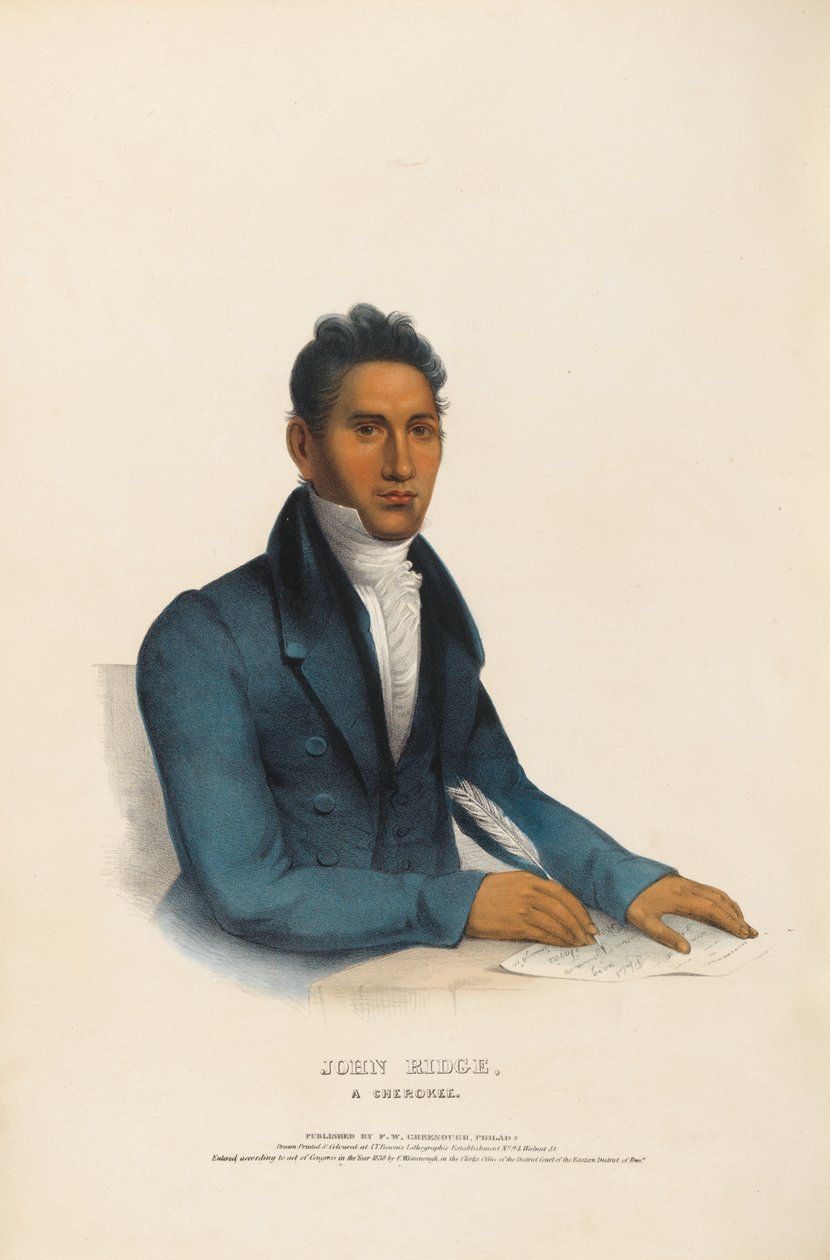 John Ridge - en cherokeser af Charles Bird King