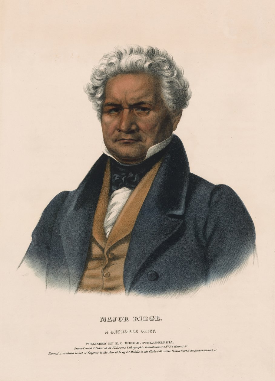 Major Ridge af Charles Bird King