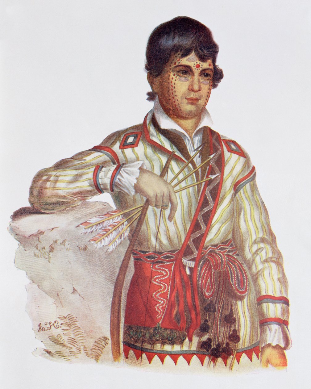 Mistipee, Son of Yoholo-Micco, illustration fra 