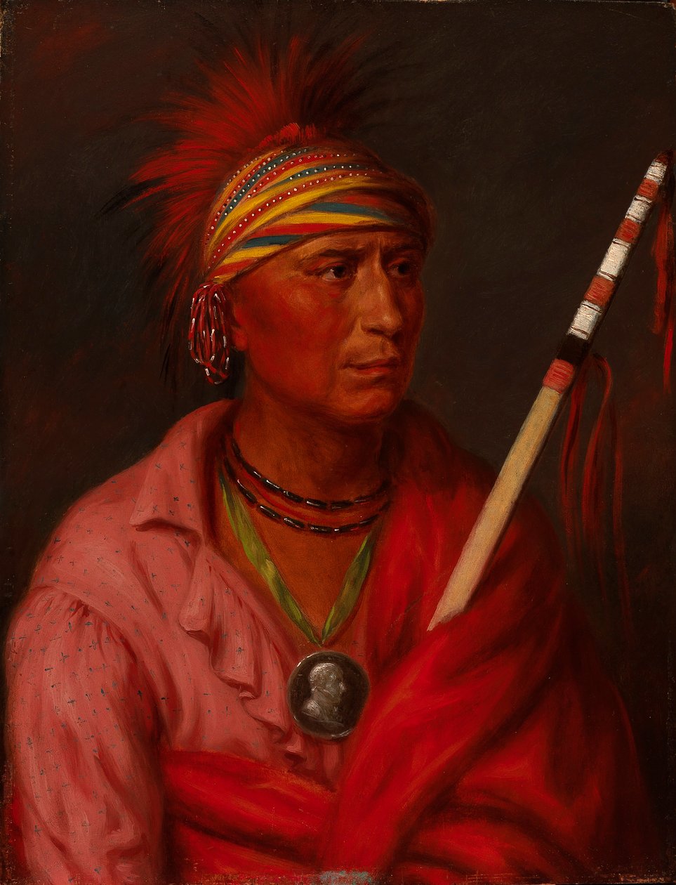 Intet hjerte (Nan-che-ning-ga) af Charles Bird King