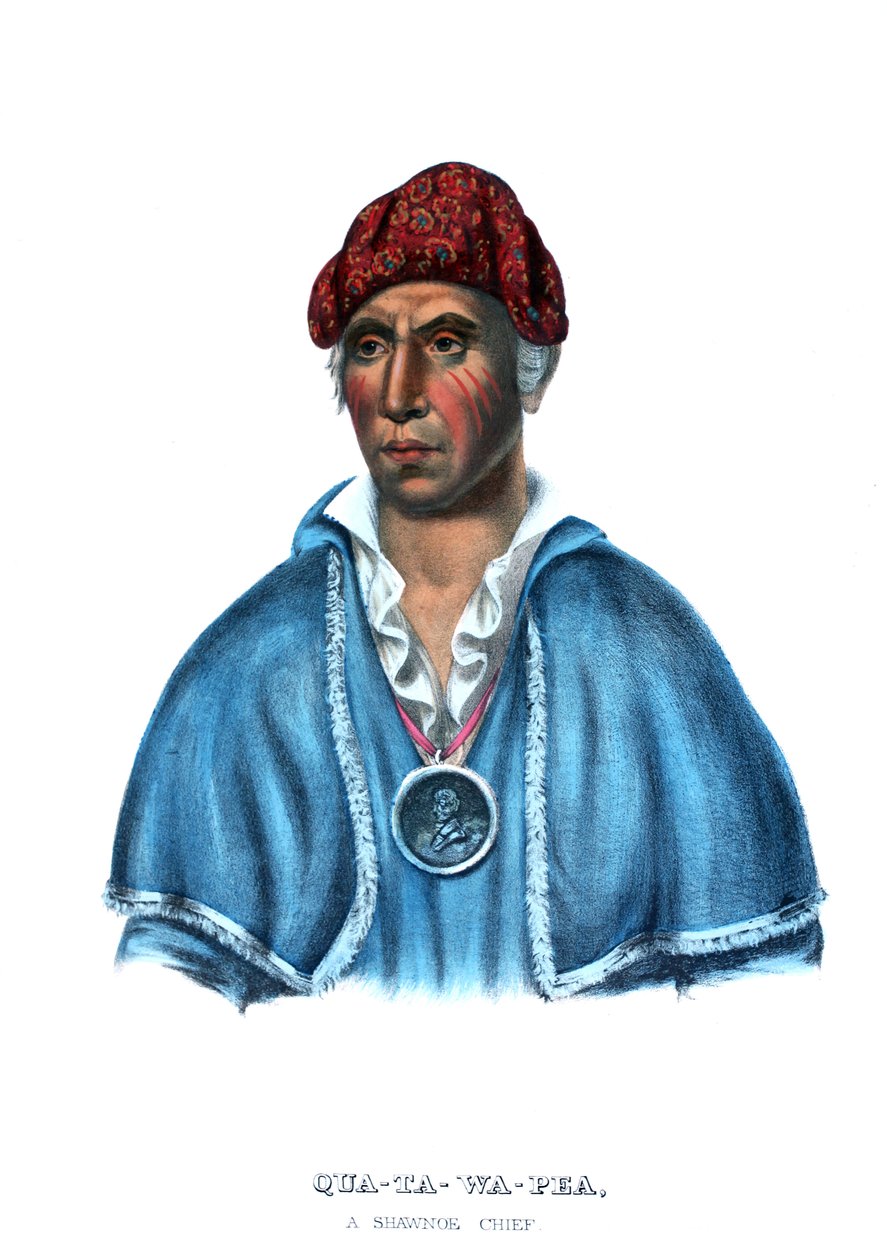 Quatawapea eller oberst Lewis af Charles Bird King